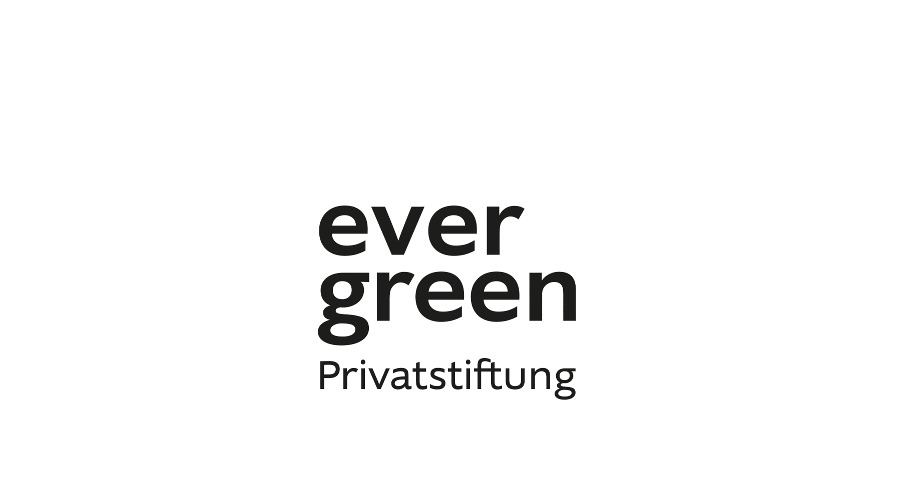 Gif: Evergreen logo, auftretende Kreise in blau, gelb, rot violet, wie Regenbogen