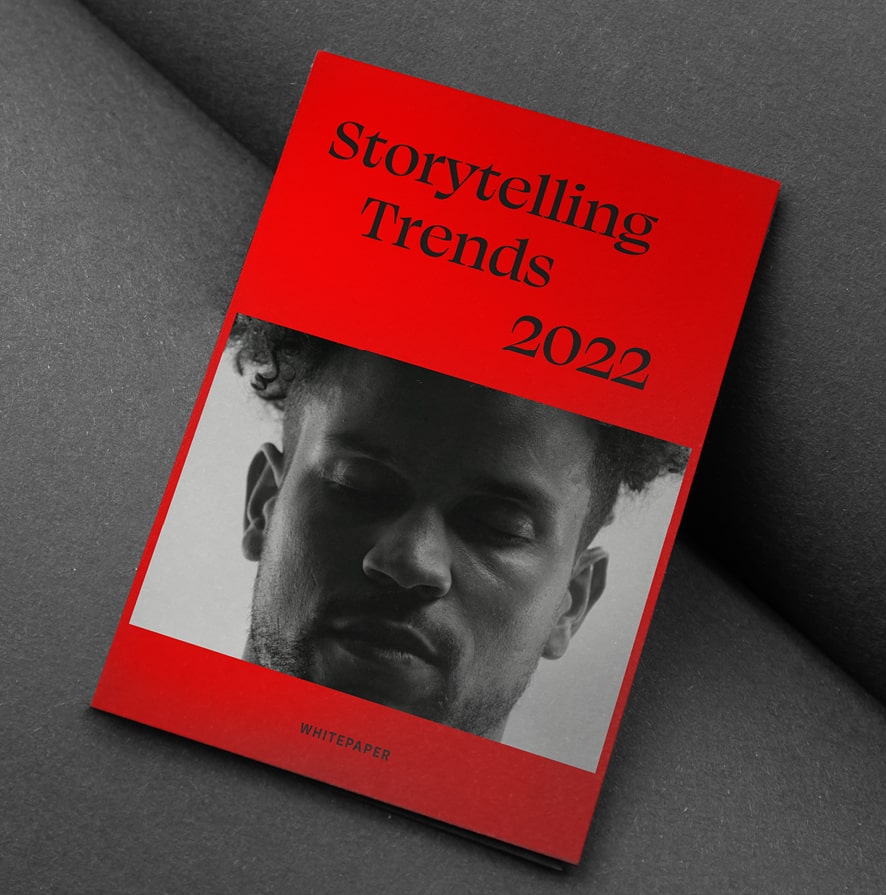 Buch mit Titel: Storytelling Trends 2022